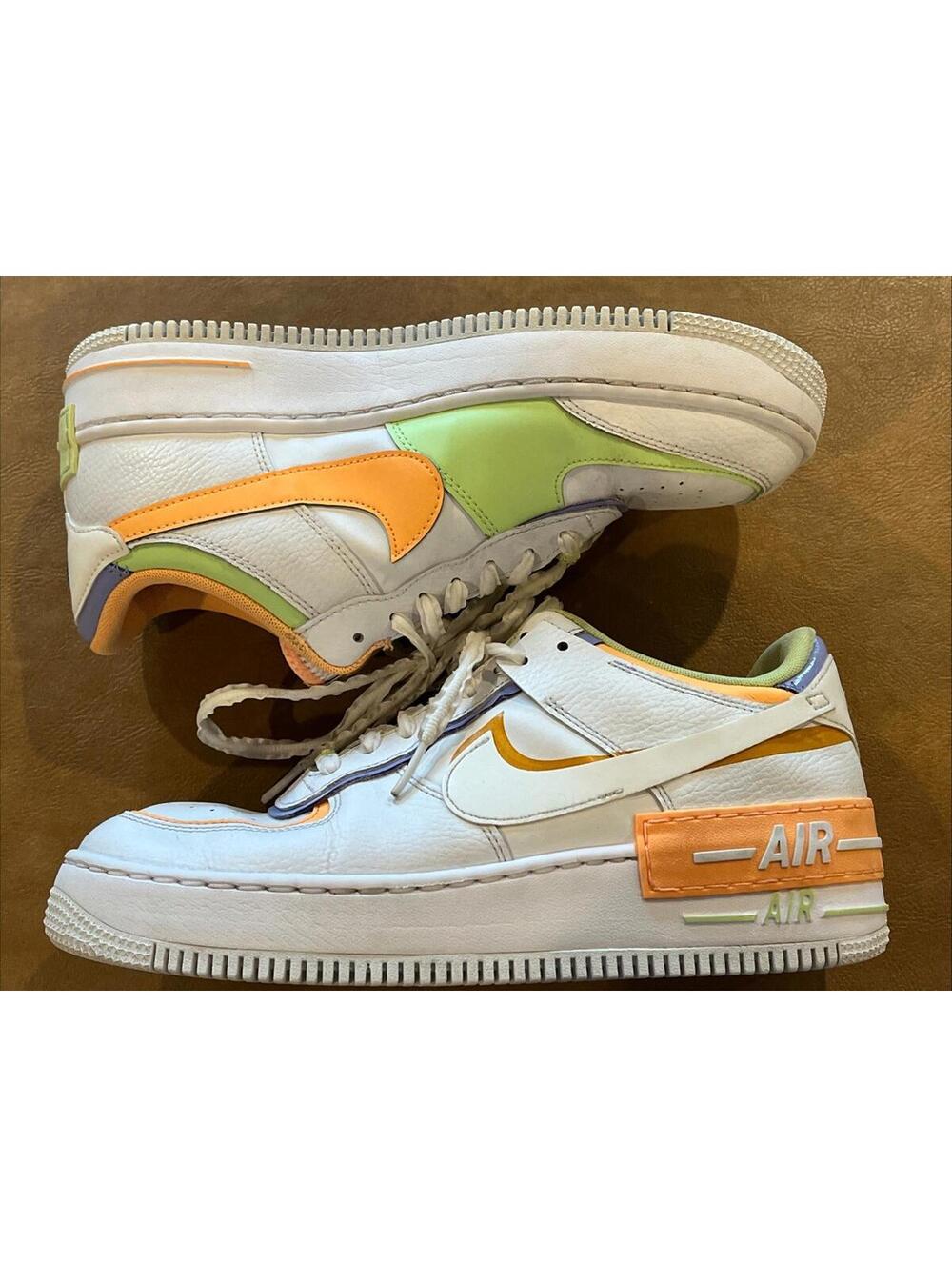 Nike Air Force 1 Shadow White Peach Cream Shoes (Women’s 11)
